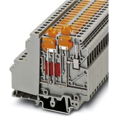 Phoenix Contact UDMTK 5-TWIN-P/P Klemme - 2 Ebenen, 6,2 mm, Grau Phoenix Contact UDMTK 5-TWIN-P/P Klemme - 2 Ebenen, 6,2 mm, Grau