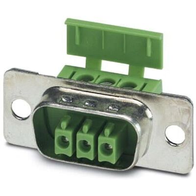 Phoenix Contact PSC 1.5/3-F Connector - 3-polig, groen, solderen Phoenix Contact PSC 1.5/3-F Connector - 3-polig, groen, solderen