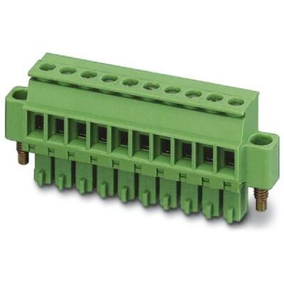 Phoenix Contact MCVR 12-poliger grüner Leiterplattenstecker - Elektrischer Drahtverbinder Phoenix Contact MCVR 12-poliger grüner Leiterplattenstecker - Elektrischer Drahtverbinder