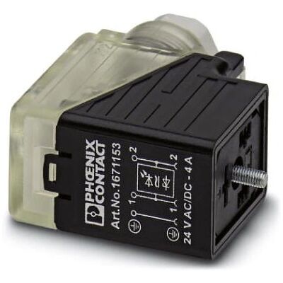 Phoenix Contact 1671153 Drahtverbinder - Ventilstecker 3-polig IP65 Phoenix Contact 1671153 Drahtverbinder - Ventilstecker 3-polig IP65