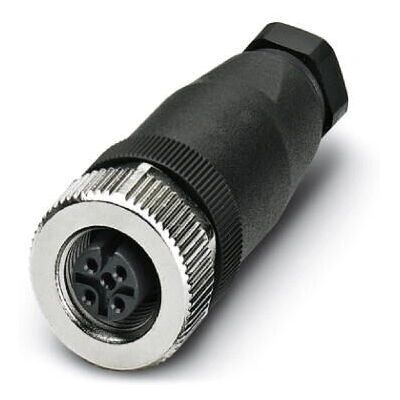 Phoenix Contact 1681127 Kabelkontakt - M12 hona, rak Phoenix Contact 1681127 Kabelkontakt - M12 hona, rak