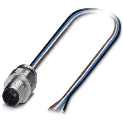 Phoenix Contact 1693775 Kabelanslutning M12 Silver - Sensor/Actuator, 4-pol, 0,5 m Phoenix Contact 1693775 Kabelanslutning M12 Silver - Sensor/Actuator, 4-pol, 0,5 m