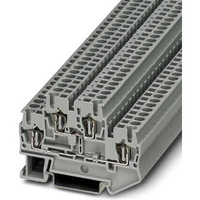Phoenix Contact 3031270 Klemmenblock - 4 Pol - Grau Phoenix Contact 3031270 Klemmenblock - 4 Pol - Grau