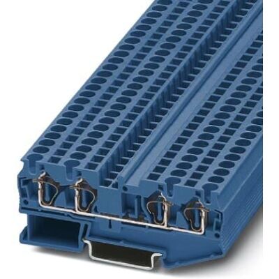 Phoenix Contact 3031458 Klemmenblock - Federzug, Blau, 4 Anschlüsse Phoenix Contact 3031458 Klemmenblock - Federzug, Blau, 4 Anschlüsse