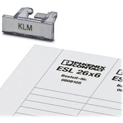 Phoenix Contact KLM Modell Klemmenleistenmarker - terminal block markers Phoenix Contact KLM Modell Klemmenleistenmarker - terminal block markers