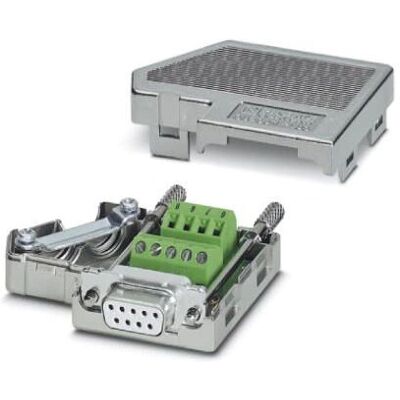 Phoenix Contact 2744241 Sensor/Aktor-Datastikforbinder - 9-polig, 35° Winkel, Metallisiert ABS Phoenix Contact 2744241 Sensor/Aktor-Datastikforbinder - 9-polig, 35° Winkel, Metallisiert ABS