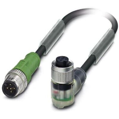 Phoenix Contact 1694651 sensors/aktuator kabel - 1,5m, 5-pol, svart Phoenix Contact 1694651 sensors/aktuator kabel - 1,5m, 5-pol, svart