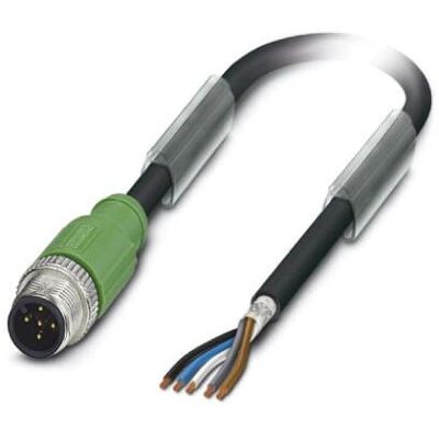 Phoenix Contact SAC-5P-M12MS/10.0-PUR SH 10 m M12 Schwarz - Sensor/Aktor-Kabel Phoenix Contact SAC-5P-M12MS/10.0-PUR SH 10 m M12 Schwarz - Sensor/Aktor-Kabel