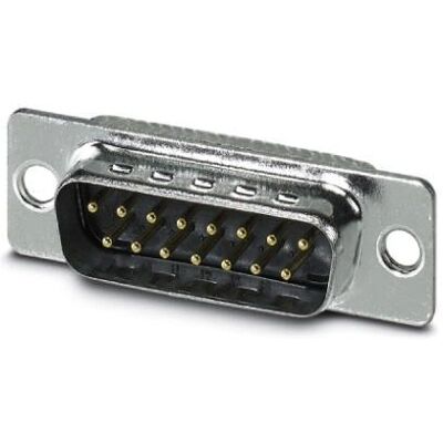 Connecteur D-Sub 15 broches Phoenix VS-15-ST-DSUB-EG Contacts plaqués or - Connecteur électrique - Publicité Connecteur D-Sub 15 broches Phoenix VS-15-ST-DSUB-EG Contacts plaqués or - Connecteur électrique - Publicité