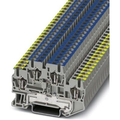 Phoenix Contact STTB 2,5-PE/N Anschlussklemme - 2-polig, Grau Phoenix Contact STTB 2,5-PE/N Anschlussklemme - 2-polig, Grau