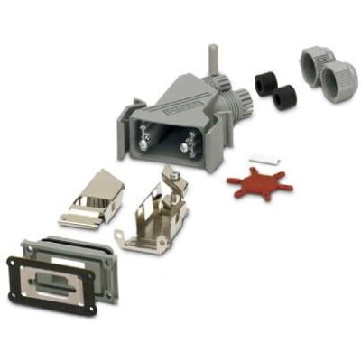 Ledningsklemme Phoenix Contact 1689158 - IP67, 9-polig, EMC-skärmad, 180° Ledningsklemme Phoenix Contact 1689158 - IP67, 9-polig, EMC-skärmad, 180°