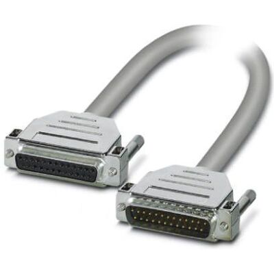 Phoenix Contact Kabel serie, lang. 1.5m, con. A: Sub-D de 25 contactos Hembra, con. B: Sub-D de 25 contactos Macho Phoenix Contact Kabel serie, lang. 1.5m, con. A: Sub-D de 25 contactos Hembra, con. B: Sub-D de 25 contactos Macho