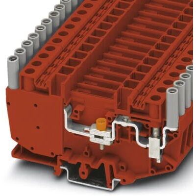 Phoenix Contact 0706058 Fördelningsblock - 8,2mm, Röd, 50 st Phoenix Contact 0706058 Fördelningsblock - 8,2mm, Röd, 50 st