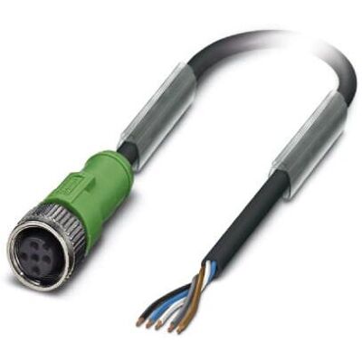Phoenix Contact 1509128 sensor/aktuatorkabel - 10m M12 svart Phoenix Contact 1509128 sensor/aktuatorkabel - 10m M12 svart