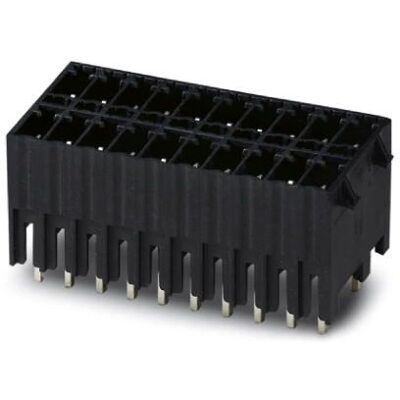 Phoenix MCDNV 1,5 - 4-polig terminalblock - Svart Phoenix MCDNV 1,5 - 4-polig terminalblock - Svart
