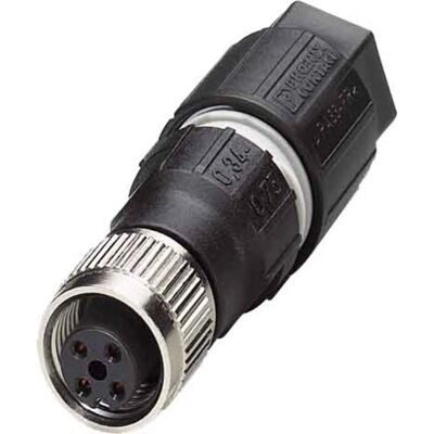 Phoenix Contact M12 Rundstecker - 4-polig IP65/IP67 - Kabelmontage Phoenix Contact M12 Rundstecker - 4-polig IP65/IP67 - Kabelmontage