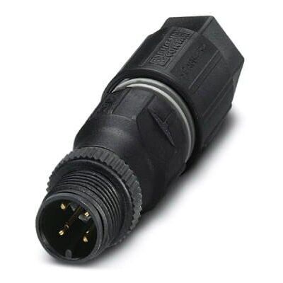 Phoenix Contact SACC-M12MS-4QO-0.75 - Rundstecker, M12, 4-polig, schwarz Phoenix Contact SACC-M12MS-4QO-0.75 - Rundstecker, M12, 4-polig, schwarz