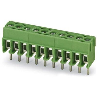 Phoenix Contact 1984675 Terminal Block - 8 Poles, Pass-3.5mm, Green Phoenix Contact 1984675 Terminal Block - 8 Poles, Pass-3.5mm, Green