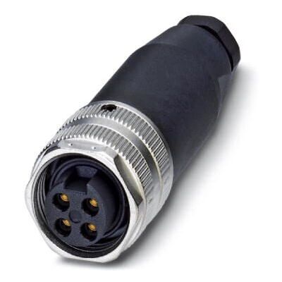 Phoenix Contact 1521342 Sensor/Aktuator-anslutning - Guld, IP67, 4-polig Phoenix Contact 1521342 Sensor/Aktuator-anslutning - Guld, IP67, 4-polig