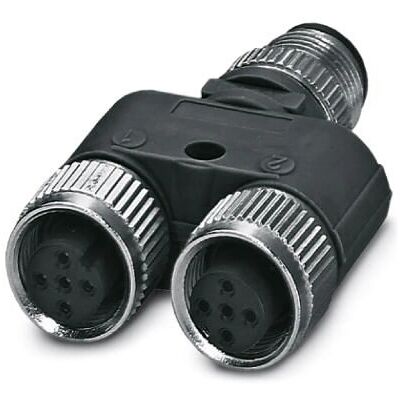 Phoenix Contact 1527618 Y-splitter - Svart 3-polig Phoenix Contact 1527618 Y-splitter - Svart 3-polig