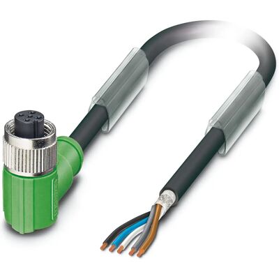 Phoenix Contact 1527757 Sensor/Actuator-kabel - Svart, 10m, M12, 5-pol Phoenix Contact 1527757 Sensor/Actuator-kabel - Svart, 10m, M12, 5-pol