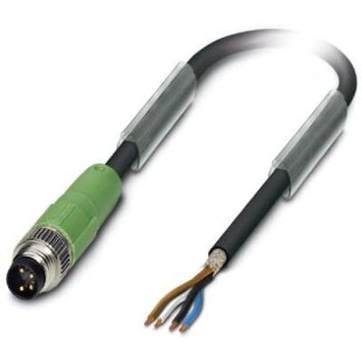 Phoenix Contact 1521818 Sensor-/Aktor-Kabel - 1,5 m - M8 Stecker, schwarz/grau Phoenix Contact 1521818 Sensor-/Aktor-Kabel - 1,5 m - M8 Stecker, schwarz/grau