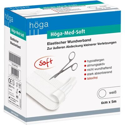 První pomoc obvaz - Hypoalergenní, Prodyšný, Silně absorbující - 5m x 6cm První pomoc obvaz - Hypoalergenní, Prodyšný, Silně absorbující - 5m x 6cm