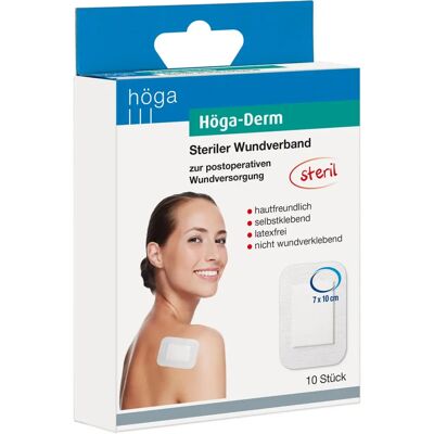 Höga-Derm Steril Sebtapasz 70x100mm - Sebkezelés Höga-Derm Steril Sebtapasz 70x100mm - Sebkezelés