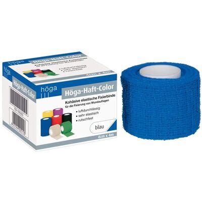Blaues Elastisches Verband 4cm x 4m - Fixierverband Blaues Elastisches Verband 4cm x 4m - Fixierverband