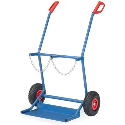 Fetra - 51007 - bleu - roues aériennes - Gas bottle trolley - Publicité Fetra - 51007 - bleu - roues aériennes - Gas bottle trolley - Publicité