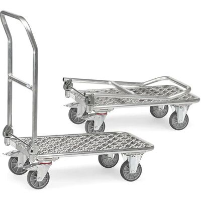 Chariot Fetra KW 2 en Aluminium avec Plateforme - Publicité Chariot Fetra KW 2 en Aluminium avec Plateforme - Publicité