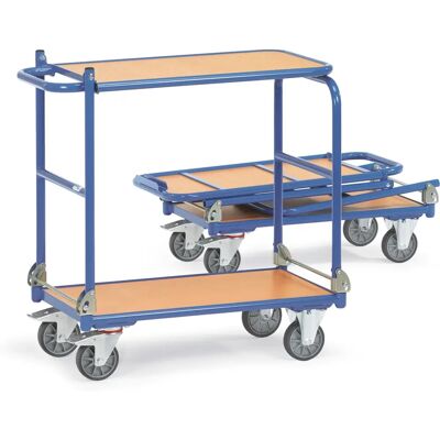 Carro de plataforma de acero Fetra KW 4 - Construcción robusta en acero Carro de plataforma de acero Fetra KW 4 - Construcción robusta en acero