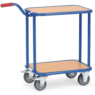 Transpalette Fetra avec Plateforme en Bois, Acier, 250kg Transpalette Fetra avec Plateforme en Bois, Acier, 250kg