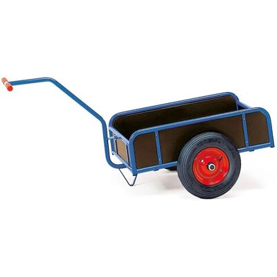 Fetra Handwagen mit Wänden - Stahl, Wasserfestes Sperrholz, Luftbereifung Fetra Handwagen mit Wänden - Stahl, Wasserfestes Sperrholz, Luftbereifung