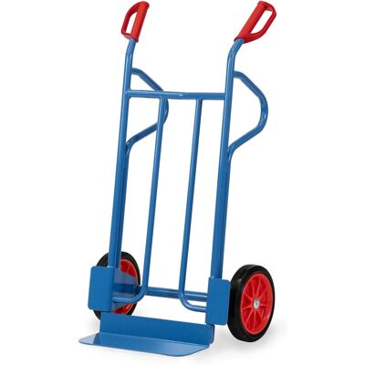 Fetra B1215V Diable - Pelle en acier, Bleu, 350kg - Publicité Fetra B1215V Diable - Pelle en acier, Bleu, 350kg - Publicité