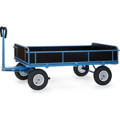 Fetra Handpritschenwagen mit Bordwänden, Luftreifen, 2000x1000 mm Fetra Handpritschenwagen mit Bordwänden, Luftreifen, 2000x1000 mm