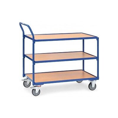 Fetra 2752 Tischwagen mit Holzwerkstoffplatten - 3 Ebenen Fetra 2752 Tischwagen mit Holzwerkstoffplatten - 3 Ebenen