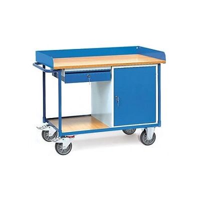 Fetra 2436 Werkplaatswagen - Staal, 2 niveaus Fetra 2436 Werkplaatswagen - Staal, 2 niveaus