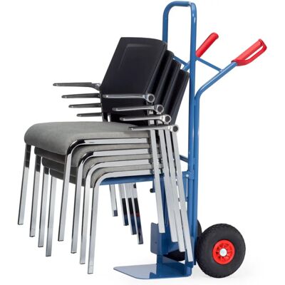Chariot pour chaises en acier Fetra B1345p - Réglable en hauteur, Bleu - Publicité Chariot pour chaises en acier Fetra B1345p - Réglable en hauteur, Bleu - Publicité
