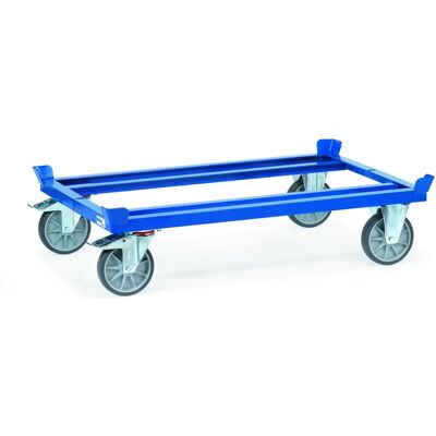 Fetra Palettenfahrgestell 1200x800 - Stahlblau - Palettenwagen Fetra Palettenfahrgestell 1200x800 - Stahlblau - Palettenwagen