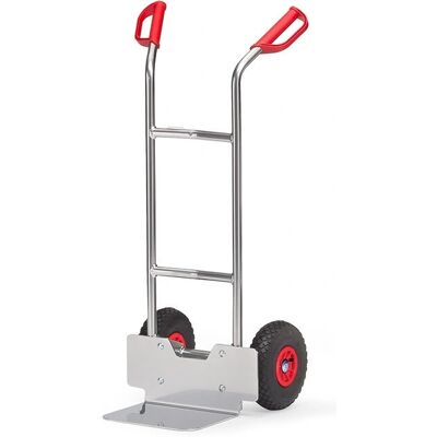 Fetra A1125L Diable - Aluminium, Pneus à air, 150kg - Publicité Fetra A1125L Diable - Aluminium, Pneus à air, 150kg - Publicité