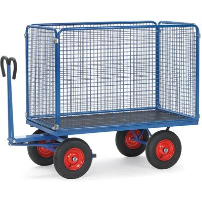 Fetra 6446L Stalen handwagen met hoge zijwanden - Hand Truck Fetra 6446L Stalen handwagen met hoge zijwanden - Hand Truck
