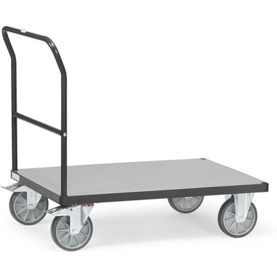 Fetra - Chariot plateforme 600kg 1000x600 - Gris anthracite Fetra - Chariot plateforme 600kg 1000x600 - Gris anthracite