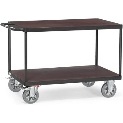 Fetra Super-Multi-Vario-Transporter avec 2 Niveaux Surface de Chargement 1200x800mm Édition Grise - Publicité Fetra Super-Multi-Vario-Transporter avec 2 Niveaux Surface de Chargement 1200x800mm Édition Grise - Publicité
