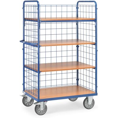 Fetra 8413-1 Chariot de service alimentaire - 4 niveaux, capacité 600kg Fetra 8413-1 Chariot de service alimentaire - 4 niveaux, capacité 600kg