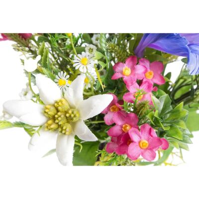 BOTANIC-HAUS Edelweiß-Enzian-Alpenrosenstrauß - Multicolor - Größe Ø16 x 22 cm BOTANIC-HAUS Edelweiß-Enzian-Alpenrosenstrauß - Multicolor - Größe Ø16 x 22 cm