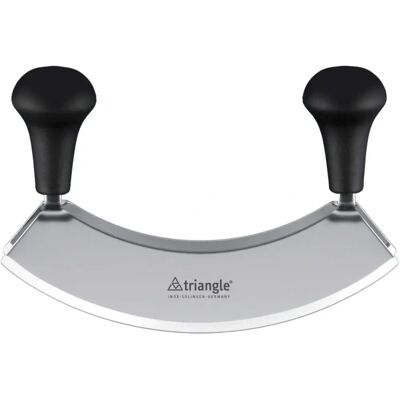 Couteau de Cuisine Triangle 17,5cm - Lame en Acier Inoxydable Double - Poignée Ergonomique - Publicité Couteau de Cuisine Triangle 17,5cm - Lame en Acier Inoxydable Double - Poignée Ergonomique - Publicité