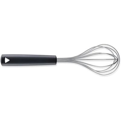 Fouet professionnel Triangle - 13 cm - Noir - Inox - Publicité Fouet professionnel Triangle - 13 cm - Noir - Inox - Publicité