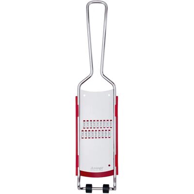 Râpe Julienne Triangle - 33cm - Double face - Avec bac de collecte - Publicité Râpe Julienne Triangle - 33cm - Double face - Avec bac de collecte - Publicité