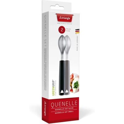 Set d'Ustensiles de Cuisine Triangle - Cuillères à Quenelles 6 cm - Poignée Écologique - Publicité Set d'Ustensiles de Cuisine Triangle - Cuillères à Quenelles 6 cm - Poignée Écologique - Publicité